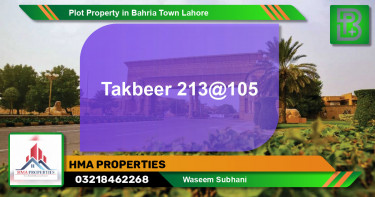 Residential Plot for Sale in Bahria Town, Lahore - (BP-70043)