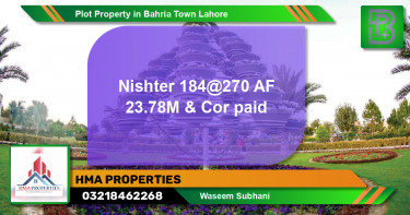 Residential Plot for Sale in Bahria Town, Lahore - (BP-70048)