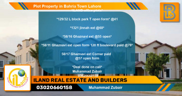 Residential Plot for Sale in Bahria Town, Lahore - (BP-70061)
