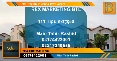 Residential Plot for Sale in Bahria Town, Lahore - (BP-70064)