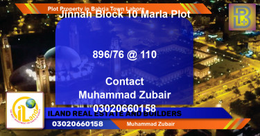 Residential Plot for Sale in Bahria Town, Lahore - (BP-70065)