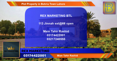 Residential Plot for Sale in Bahria Town, Lahore - (BP-70067)
