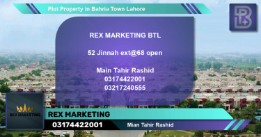 Residential Plot for Sale in Bahria Town, Lahore - (BP-70068)