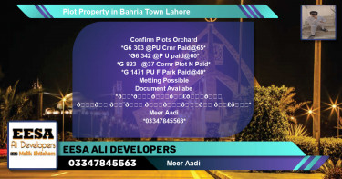 Residential Plot for Sale in Bahria Town, Lahore - (BP-70073)