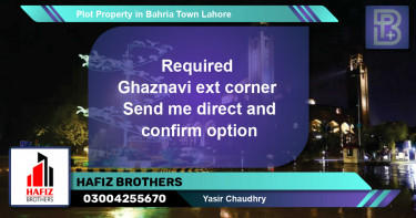 Residential Plot for Sale in Bahria Town, Lahore - (BP-70077)