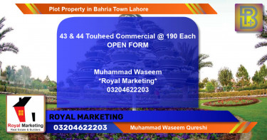 Commercial Plot for Sale in Bahria Town, Lahore - (BP-70087)