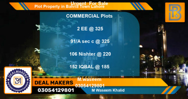 Commercial Plot for Sale in Bahria Town, Lahore - (BP-70110)