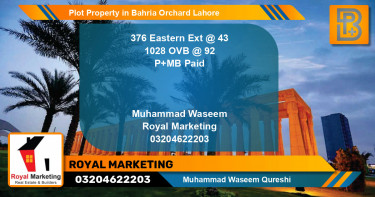 Residential Plot for Sale in Bahria Orchard, Lahore - (BP-70132)