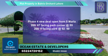 Residential Plot for Sale in Bahria Orchard, Lahore - (BP-70139)