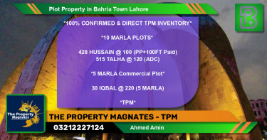 Commercial Plot for Sale in Bahria Town, Lahore - (BP-70176)