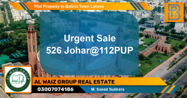 Residential Plot for Sale in Bahria Town, Lahore - (BP-70186)
