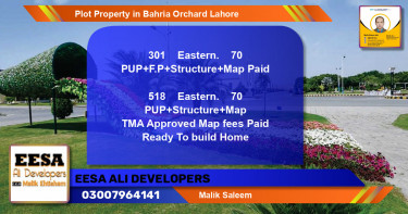 Residential Plot for Sale in Bahria Orchard, Lahore - (BP-70200)