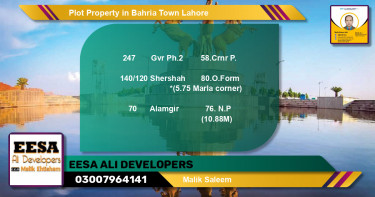 Residential Plot for Sale in Bahria Town, Lahore - (BP-70207)