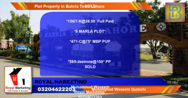 Residential Plot for Sale in Bahria Town, Lahore - (BP-70231)