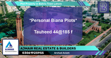 Residential Plot for Sale in Bahria Town, Lahore - (BP-70239)