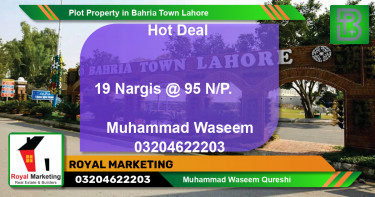 Residential Plot for Sale in Bahria Town, Lahore - (BP-70265)