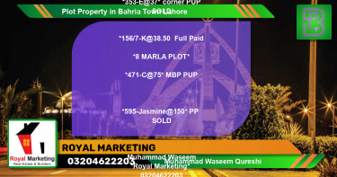 Residential Plot for Sale in Bahria Town, Lahore - (BP-70268)
