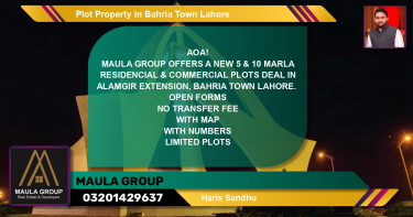 Commercial Plot for Sale in Bahria Town, Lahore - (BP-70279)