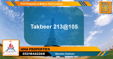 Residential Plot for Sale in Bahria Town, Lahore - (BP-70283)