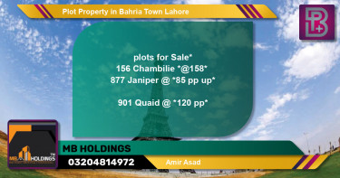 Residential Plot for Sale in Bahria Town, Lahore - (BP-70300)