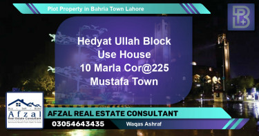 Residential Plot for Sale in Bahria Town, Lahore - (BP-70302)