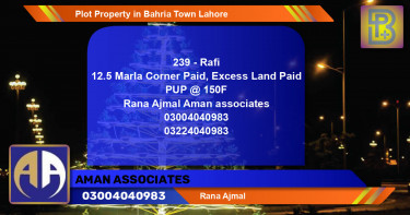 Residential Plot for Sale in Bahria Town, Lahore - (BP-70350)