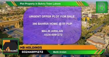 Residential Plot for Sale in Bahria Town, Lahore - (BP-70366)