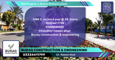 Residential Plot for Sale in Bahria Orchard, Lahore - (BP-70379)