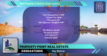 Residential Plot for Sale in Bahria Town, Lahore - (BP-70384)