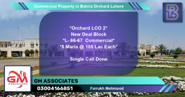 Commercial Property for Sale in Bahria Orchard, Lahore - (BP-70401)