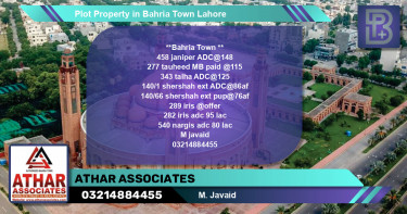 Residential Plot for Sale in Bahria Town, Lahore - (BP-70446)