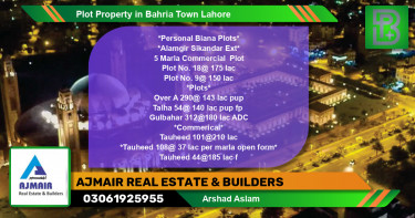 Commercial Plot for Sale in Bahria Town, Lahore - (BP-70454)
