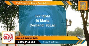 Residential Plot for Sale in Bahria Town, Lahore - (BP-70489)
