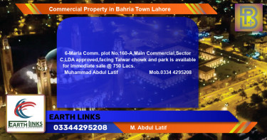 Commercial Property for Sale in Bahria Town, Lahore - (BP-70491)
