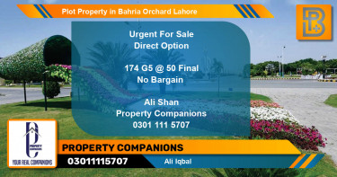 Residential Plot for Sale in Bahria Orchard, Lahore - (BP-70574)