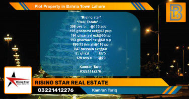 Residential Plot for Sale in Bahria Town, Lahore - (BP-70608)