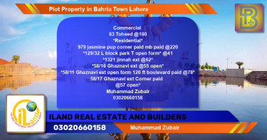 Commercial Plot for Sale in Bahria Town, Lahore - (BP-70689)