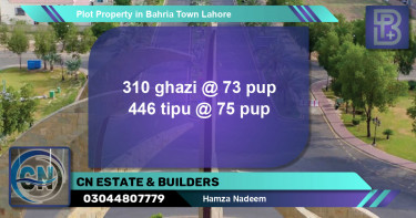 Residential Plot for Sale in Bahria Town, Lahore - (BP-70697)
