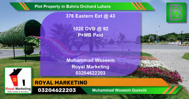 Residential Plot for Sale in Bahria Orchard, Lahore - (BP-70702)