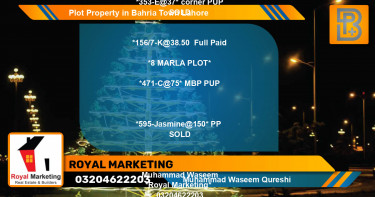 Residential Plot for Sale in Bahria Town, Lahore - (BP-70704)