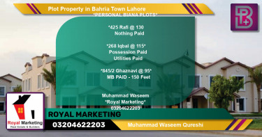 Residential Plot for Sale in Bahria Town, Lahore - (BP-70736)