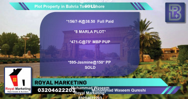 Residential Plot for Sale in Bahria Town, Lahore - (BP-70744)