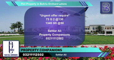 Residential Plot for Sale in Bahria Orchard, Lahore - (BP-70762)