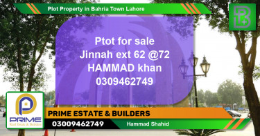 Residential Plot for Sale in Bahria Town, Lahore - (BP-70768)