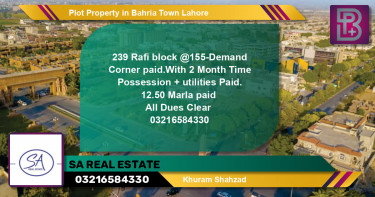 Residential Plot for Sale in Bahria Town, Lahore - (BP-70777)
