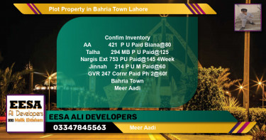 Residential Plot for Sale in Bahria Town, Lahore - (BP-70797)