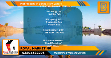 Residential Plot for Sale in Bahria Town, Lahore - (BP-70802)