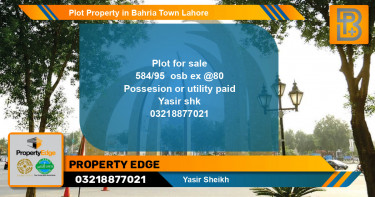 Residential Plot for Sale in Bahria Town, Lahore - (BP-70880)