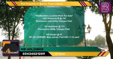 Residential Plot for Sale in Bahria Town, Lahore - (BP-70886)