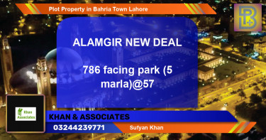 Residential Plot for Sale in Bahria Town, Lahore - (BP-70949)